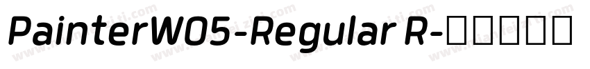 PainterW05-Regular R字体转换